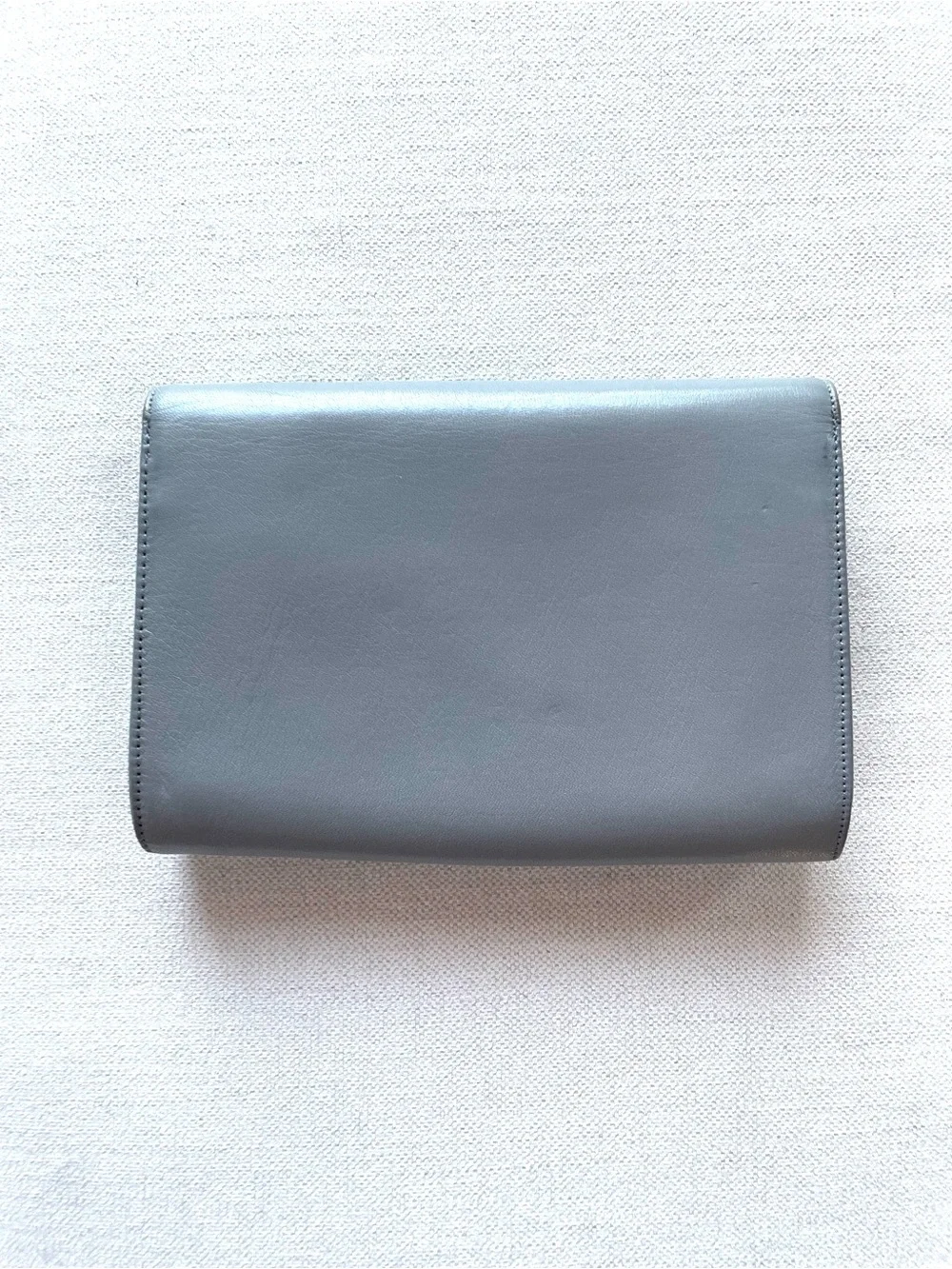 Vintage Koret Classic Tassel Clutch/Crossbody- Genuine Leather Gray